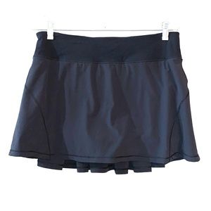 Lululemon Black Tennis Skort Size 8 TALL